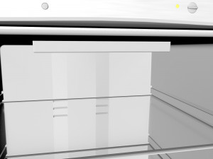 white fridge 3D 模型