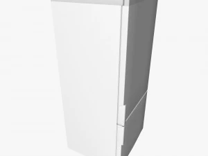 white fridge 3D Model