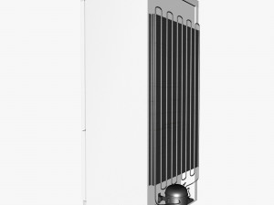 white fridge 3D 模型