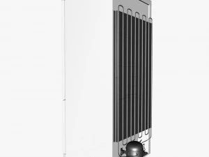 white fridge 3D Model