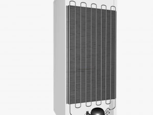 white fridge 3D Model