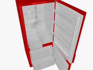 red fridge 3D 모델