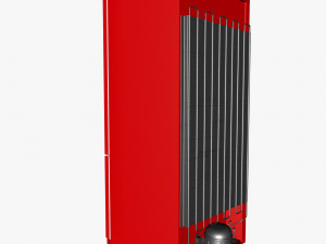 red fridge 3D 모델