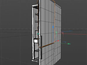 red fridge 3D Model