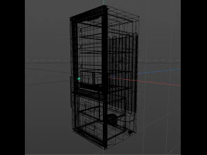 red fridge 3D Model