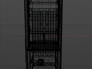 red fridge 3D Model