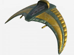 Aliante da battaglia Modello 3D