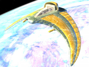 Battle glider Modèle 3D