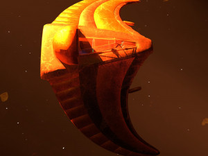Battle glider Modèle 3D