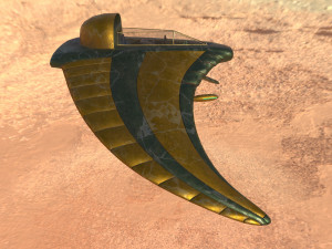 Battle glider Modèle 3D