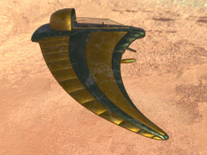 Battle glider 3D Model