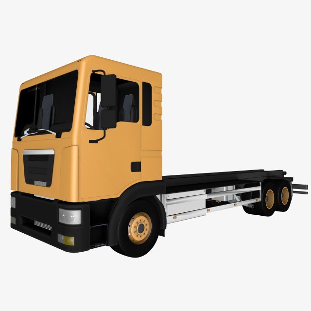 base truck 3D Model .c4d .max .obj .3ds .fbx .stl .blend 