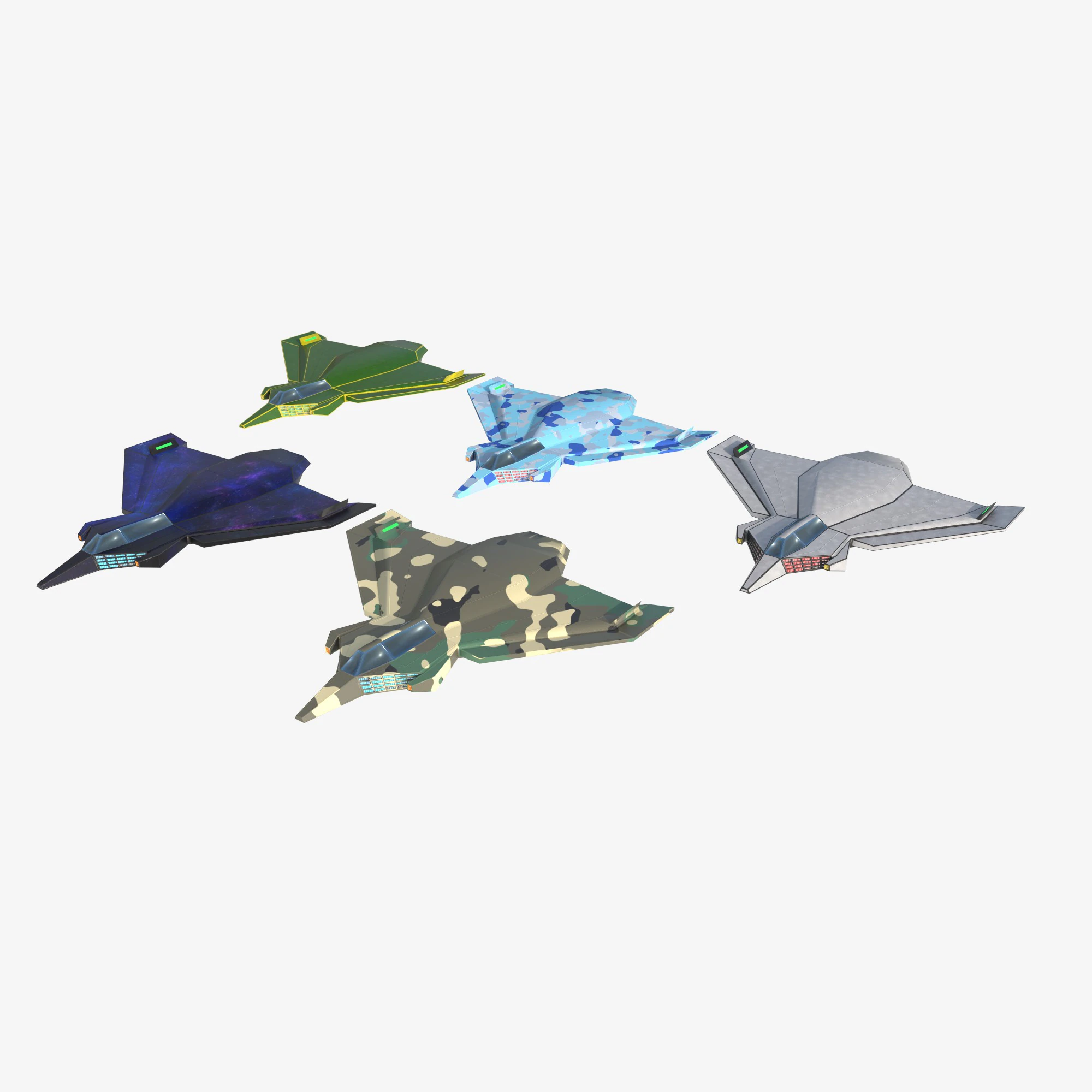 mosquito espacial Modelo 3D .c4d .max .obj .3ds .fbx .stl .blend 