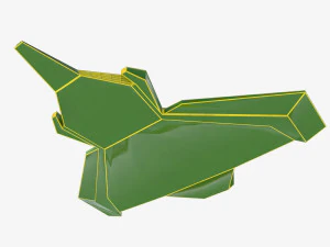 Green space mosquito 3D Model
