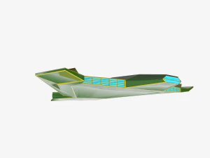 Green space mosquito 3D Model