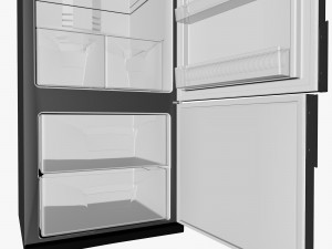 black fridge 3D 模型