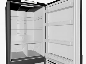 black fridge 3D 模型