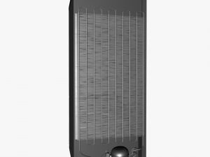 black fridge 3D 模型