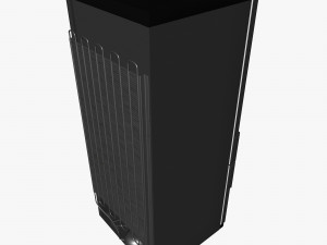 black fridge 3D 模型