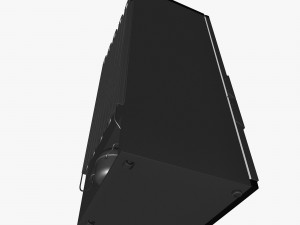 black fridge 3D 模型