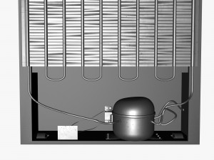 black fridge 3D 模型