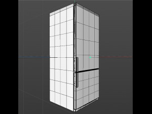 black fridge 3D 模型