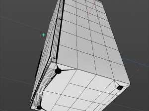 black fridge 3D 模型