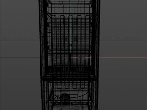 black fridge 3D 模型