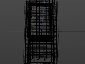 black fridge 3D 模型