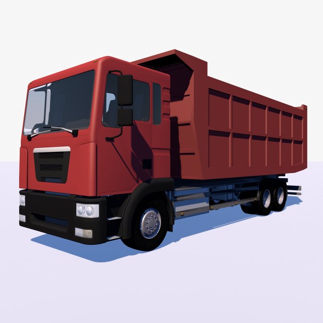 dump truck detail 3D Модель .c4d .max .obj .3ds .fbx .stl .blend 