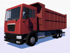dump truck detail 3Dモデル