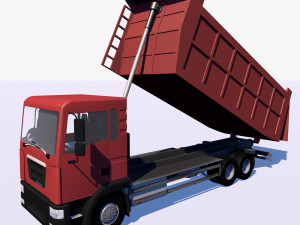 dump truck detail 3D Модель