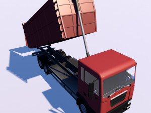 dump truck detail 3D Модель