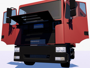 dump truck detail 3D Модель