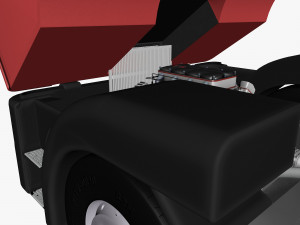 dump truck detail 3D Модель