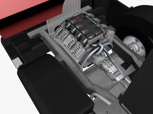 dump truck detail 3D Модель