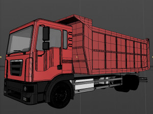 dump truck detail 3D Модель