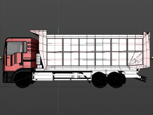 dump truck detail 3D Модель