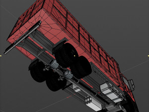 dump truck detail 3D Модель