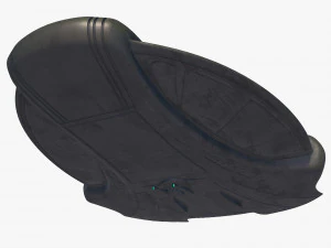 battleship alkesh 3D Model