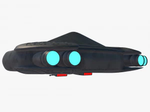 battleship alkesh 3D Model