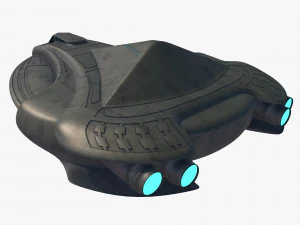 battleship alkesh 3D Model