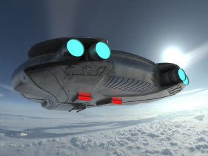 battleship alkesh 3D Model