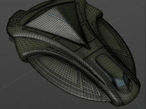 battleship alkesh 3D Model