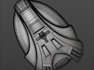 battleship alkesh v2 Modelo 3D