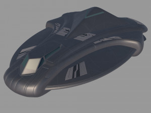 battleship alkesh v2 3D Model