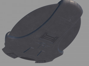 battleship alkesh v2 Modelo 3D