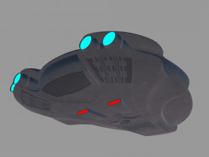 battleship alkesh v2 Modelo 3D