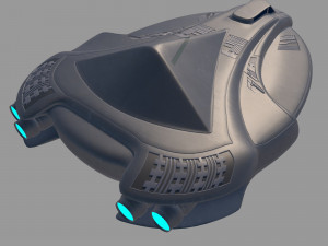 battleship alkesh v2 Modelo 3D