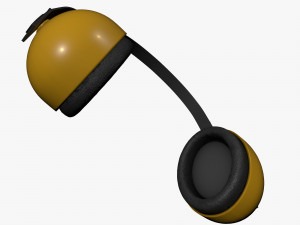 construction headphones Modelo 3D